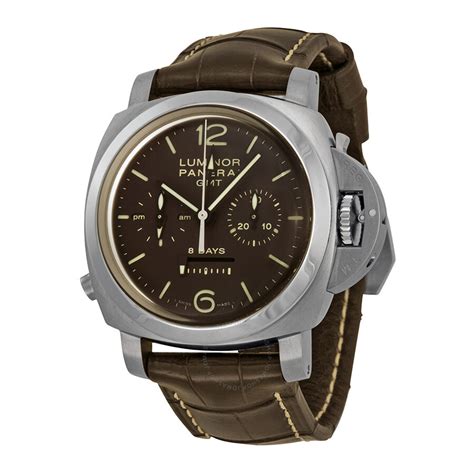 panerai luminor pam00311|Panerai Luminor 1950 Chrono Monopulsante 8 Days GMT Titanio .